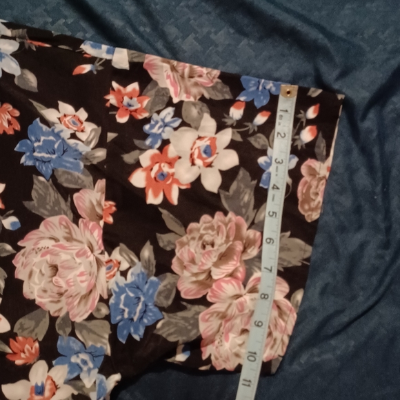 Carmen Marc Valvo Floral Open Front Duster • Robe • Cover Up • M/L - Picture 10 of 11